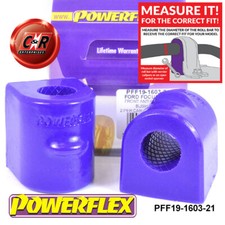 Hinteren Powerflex Frt Arb zu Fahrwerk Buchsen 21mm für Volvo V40 (2012-2019)