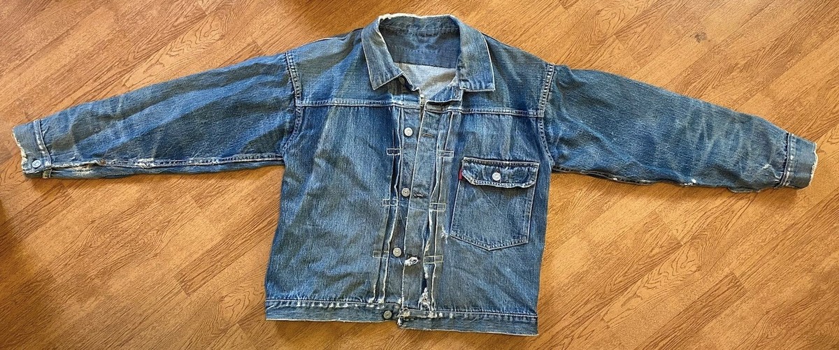Vintage 1947 Levis Type 1 Jacket 506XX Blouse, M/L, Big E