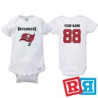 Personalized Tampa Bay Buccaneers Gerber Baby Onesie® Cotton Custom Bodysuit