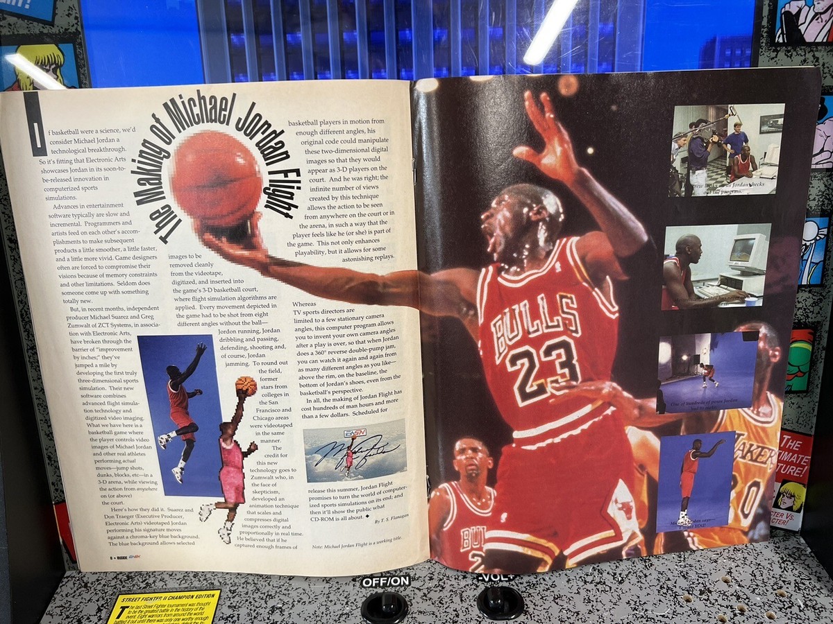 1992 Inside EASN Magazine Michael Jordan Volume 1 Premier