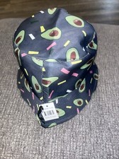 Avacado Print Unisex Boonie Bucket Hat NWT