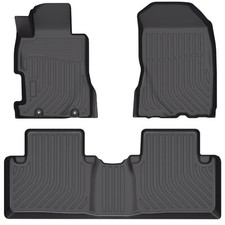 3 Pcs Floor Mats Tpe Rubber Liners For 2006-2011 Honda Civic Waterproof 3 Pcs Floor Mats Tpe Rubber Liners For 2006-2011 Honda Civic Waterproof