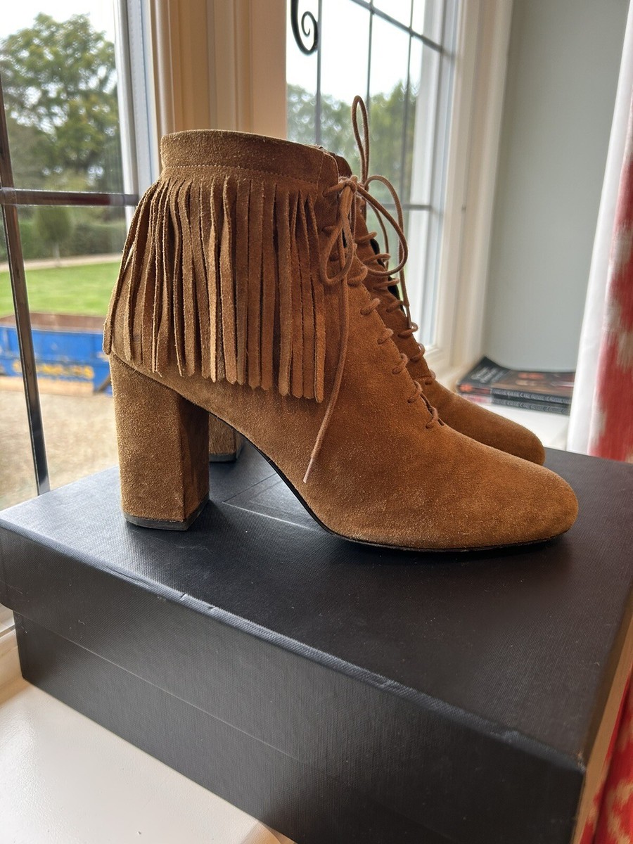 Yves Saint Saint Laurent Fringe Boots Yves Saint Laurent Women