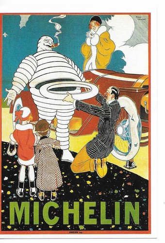 RARE / CARTE POSTALE - MICHELIN : BIBENDUM PNEU TYRE / POSTCARD POSTKARTE