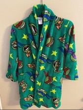 Nickelodeon Teenage Mutant Ninja Turtles Bath Robe Boy Size Small