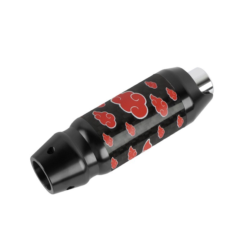 11CM JDM Naruto Akatsuki Cloud Black Aluminum + Carbon Automatic Gear