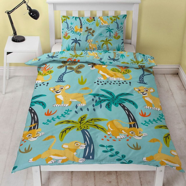 Disney Lion King Hakuna Single Duvet Cover Set Bedding Reversible Simba For Disney Lion King Hakuna Single Duvet, Lion King Twin Bedding