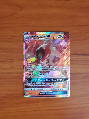 Volcarona GX - 2019 Pokemon Cosmic Eclipse Holo Rare 35/236 - NM/MT