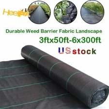 Woven Ground Cover PP Durable Weed Barrier Landscape Fabric 3.2 OUNCE