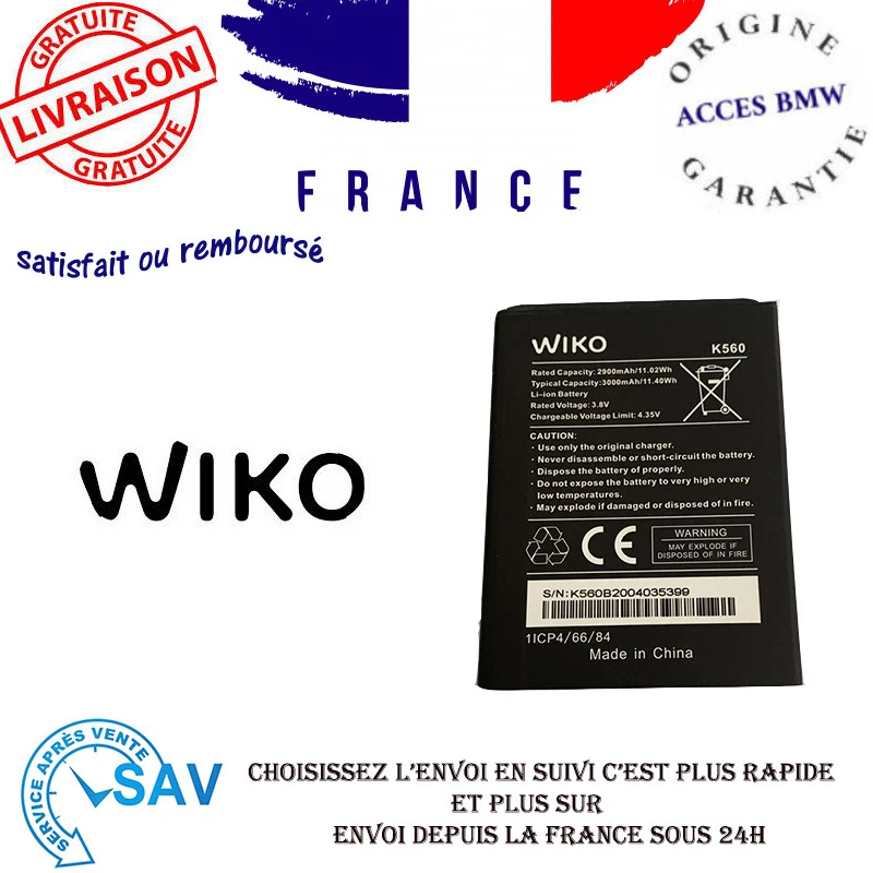 Haut-parleur D'oreille (écouteur) Original Wiko Y50 (Modèle W-K130) - Comme Neuf - Pièce De Rechange Occasion