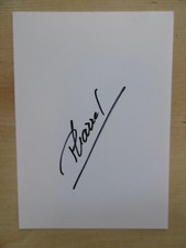 Philippe Garrel "Director" autograph signed 10x15 cm index card