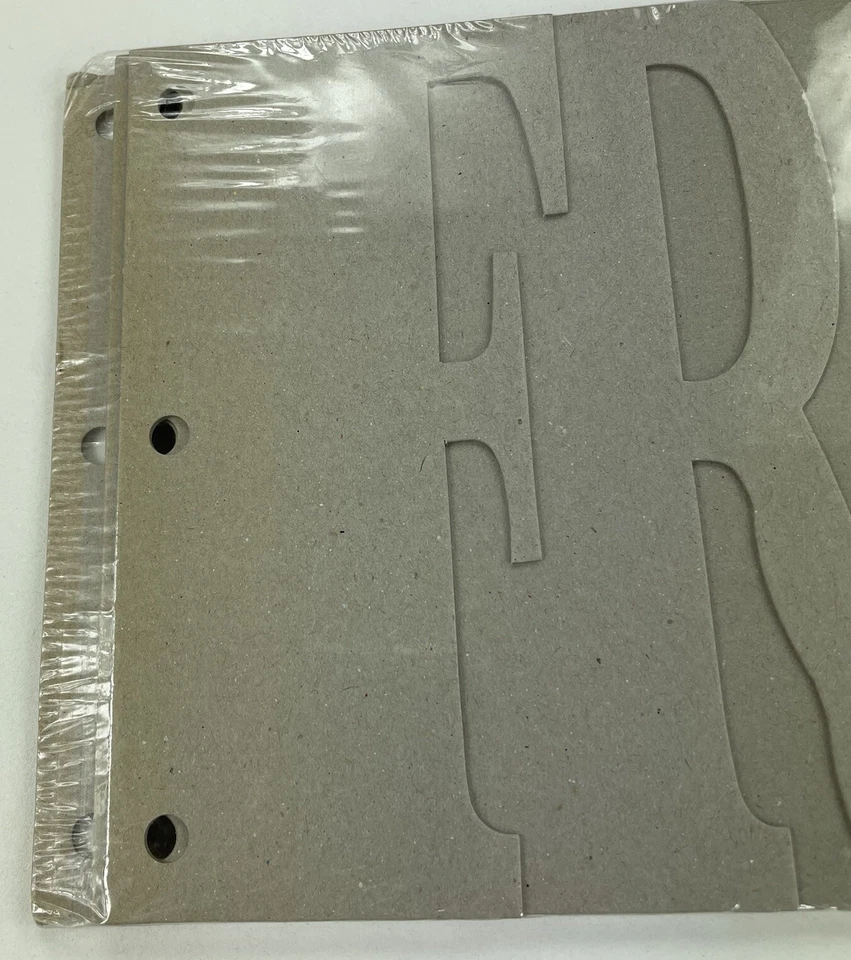 Bo Bunny My Word Chipboard Album FRIEND 6x12 Ready To Cover Unique Album FLAW - Image 4 of 4