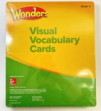 McGraw Hill Reading Wonders Visual Vocabulary Cards Grade 4 Homeschooling New