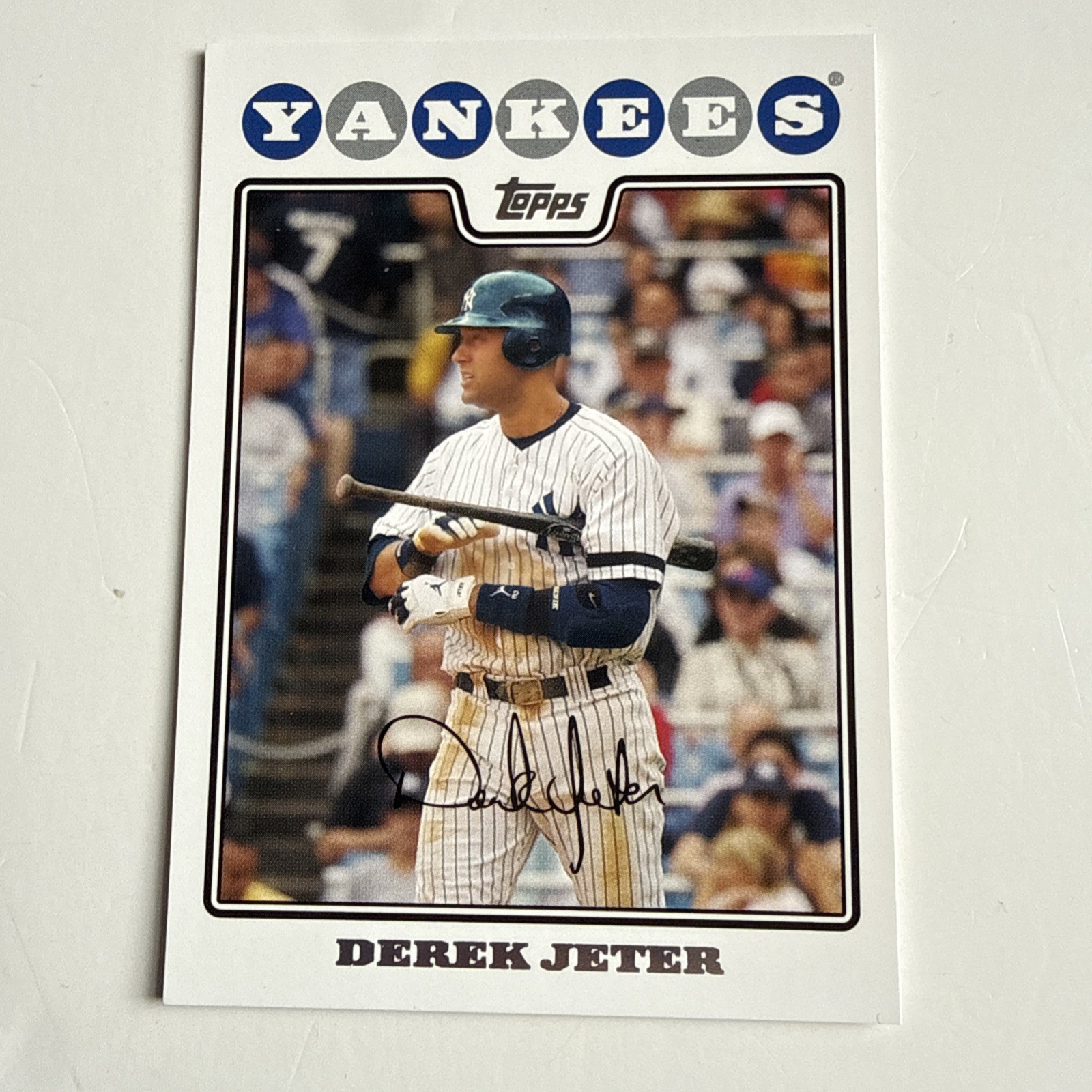 2008 Topps #455 Derek Jeter New York Yankees