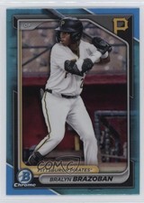 2024 Bowman Draft Chrome Sky Blue Refractor Bralyn Brazoban #BDC-124 19tt