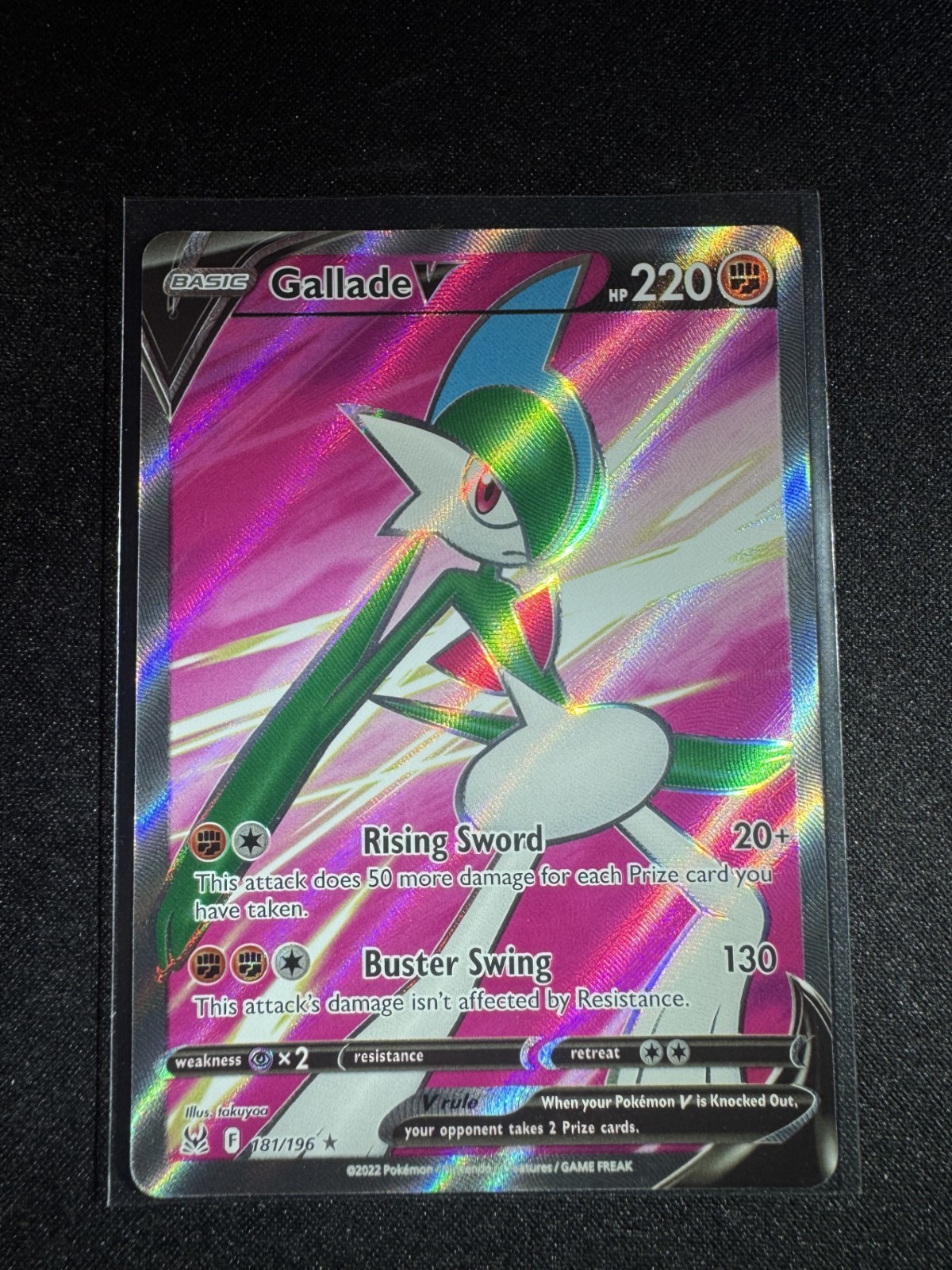Gallade V 181/196 Full Art Ultra Rare Holo Pokémon 2022 Lost Origin NM