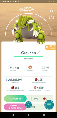#ad Pokémon Go Shiny Groudon Mini PTC $2.00