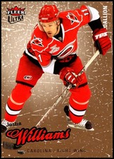 2008-09 UD Fleer Ultra #24 Justin Williams - Gold Medallion FREE SHIPPING!