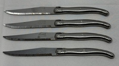 4 Sabatier Laguiole The Bee Stainless France Steak Knives Flatware Knife Set -4