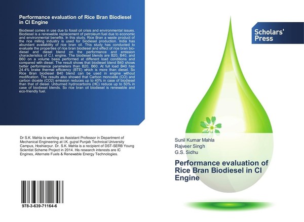 Performance Evaluation Of Rice Bran Biodiesel In CI Engine G. S. Sidhu-image