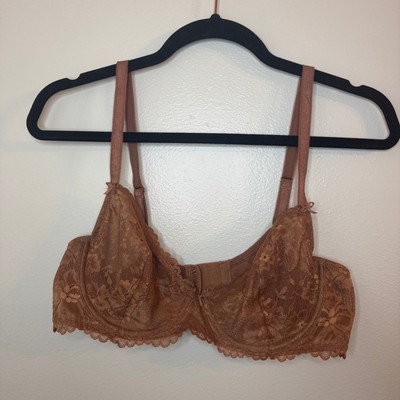 Savage X Fenty Unlined Nude Lace Bra - 38B | eBay