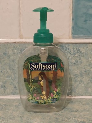 Vintage Softsoap Animal EMPTY Soap Dispenser Monkey Inside Bottle Pump Works