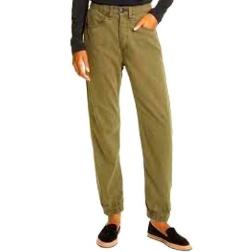 Rag & Bone Elastic Waist Jogger High Rise Baumwollhose Army Green Damen 26 - Bild 3 von 13