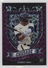 2021 Panini Chronicles Crusade Purple Velocity Prizm Corey Ray #12 ut4