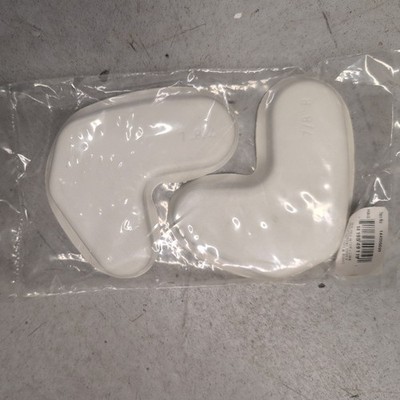 Schutt Inter-Link Jaw Pad Replacement Covers White (1 Pair)