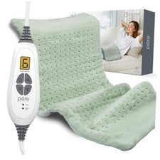 PureRelief XL Heating Pad - 12" x 24" Electric Heating Pad for Back Zen Green
