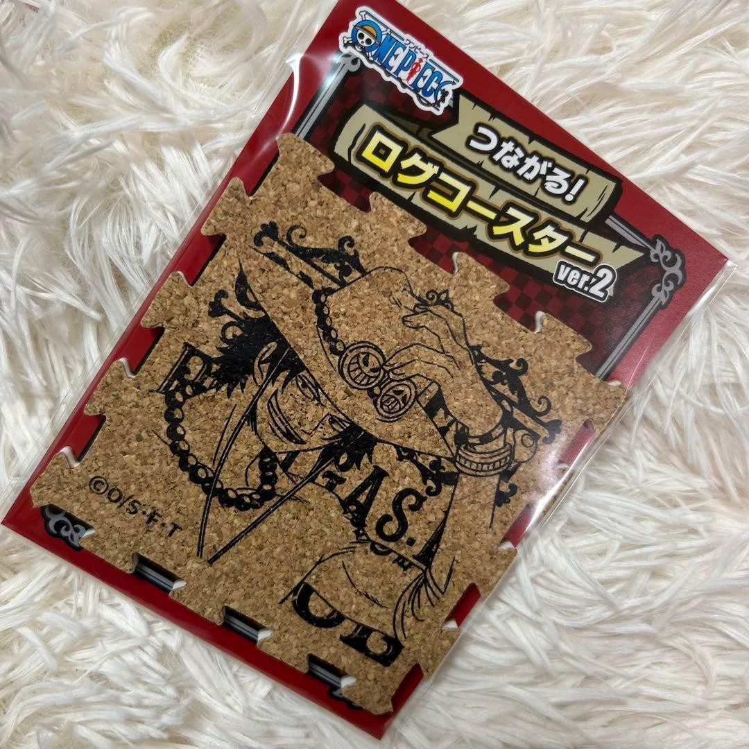 One Piece Cork Coaster Ace