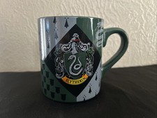 Harry Potter Slytherin Mug 14oz Ceramic Mug Green/Black Hogwarts Houses Crests