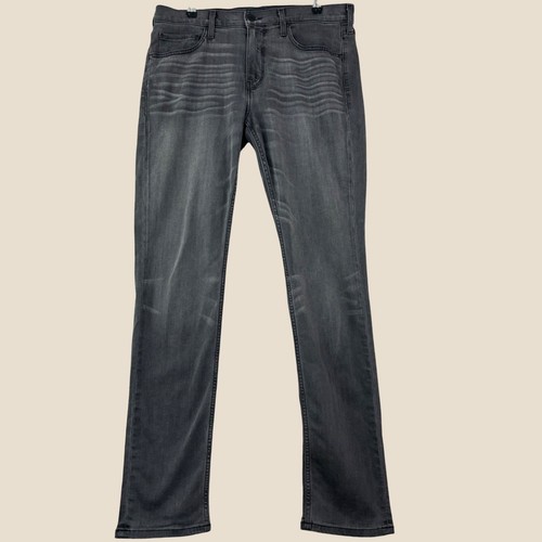 Paige Lennox Size 33 Charcoal Slim Fit Stretch Jeans Sheldon Wash Urban Modern
