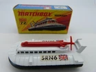 Matchbox Lesney Superfast 72 Hovercraft with hot foiled wheels in original box