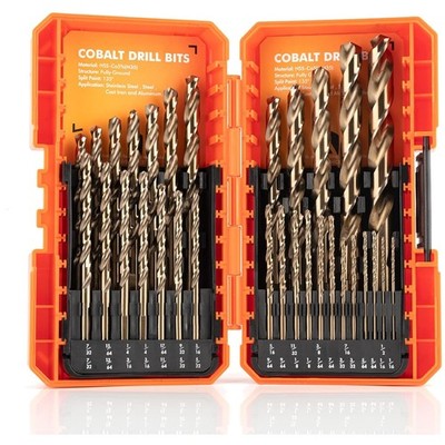 Cobalt Drill Bit Set 31Pcs M35 High Speed Steel