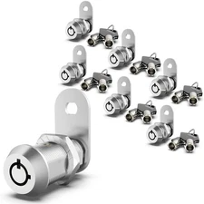 6 Pack Cabinet Locks with Keys 5/8 Inch Cam Lock RV Storage Drawer Tool Box