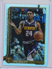 2025-26 Topps Jalen Pickett Denver Nuggets #107 Rainbow Foil