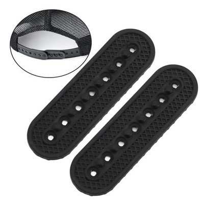 2x Hat Extender 7 Holes Installation Easy Flexible Silicone Snap Back Hat Extend