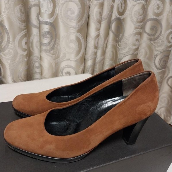 Women Paul Green Heels Brown Suede 40