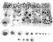 1120 Pieces Wiggle Googly Eyes Self Adhesive Wiggle Eyes Assorted Sizes Craft