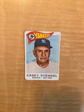 1960 TOPPS BASEBALL #227 CASEY STENGEL!! (CREASE) $1 SHIPPING!!