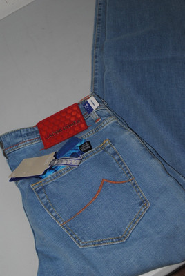 JACOB COHEN JEANS SIZE 35-49 DENIM ELAST. LOGO 445.00 POSTER. NICK COLL. SLIM V