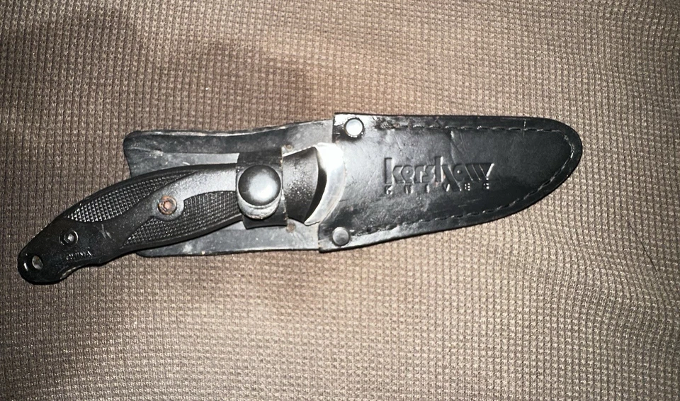 Faca de lâmina fixa Kershaw 1070 Echo – Ken Onion rara descontinuada - Imagem 4 de 4