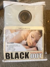 Best Home Fashion Wide Basic  Blackout Light Gray