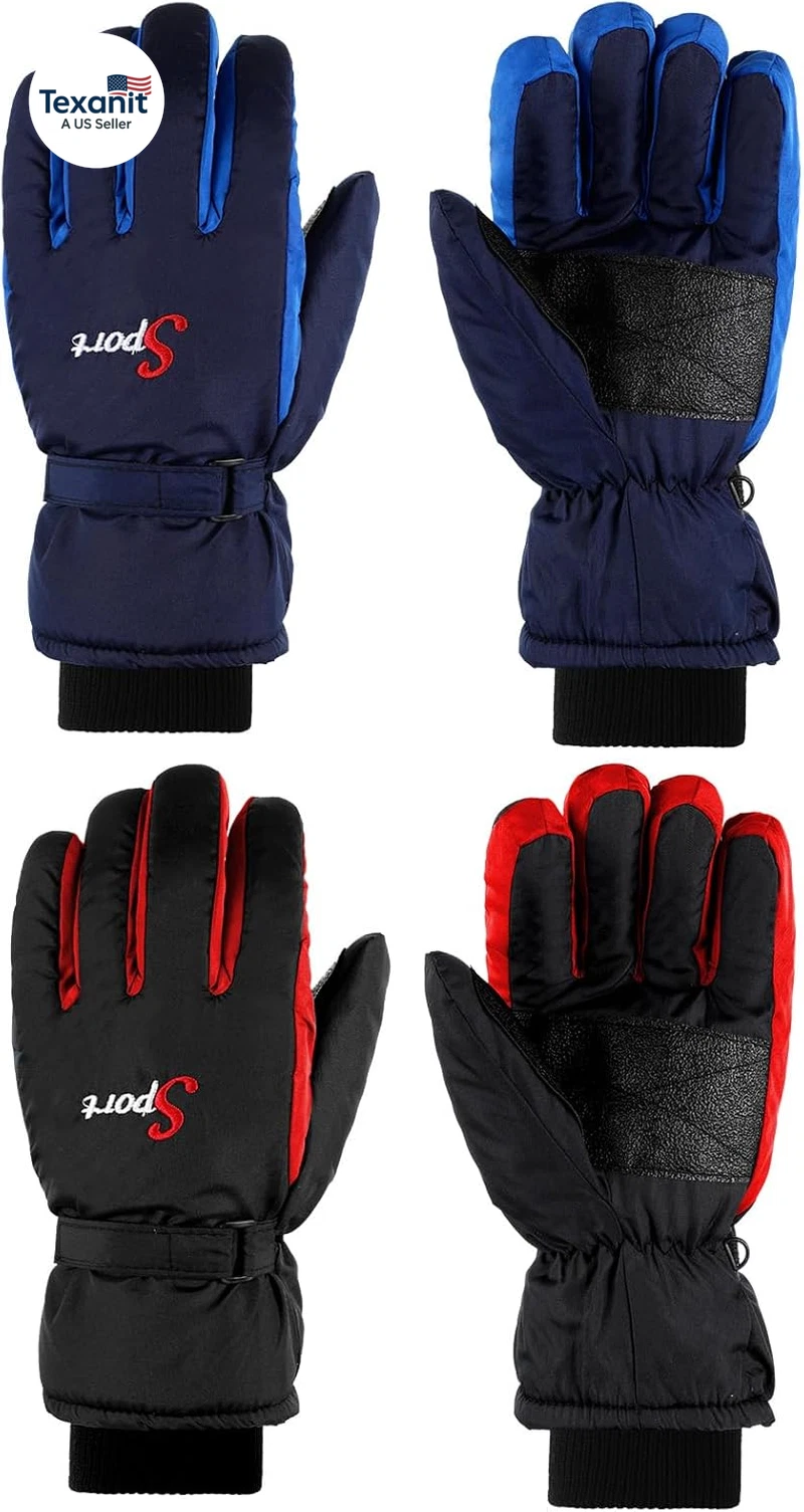 2 Pairs Winter Ski Gloves Men Women Waterproof Snow Gloves Adjustable Nonslip Wi
Opens in a new wind