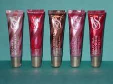 VICTORIA'S SECRET FLAVORED LIP GLOSS *LIMITED EDITION SET OF 5 BRAND NEW .46 OZ