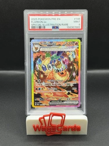 2025 Pokemon Flareon ex SIR #146 PSA 10 Prismatic Evolutions Eeveelution FA