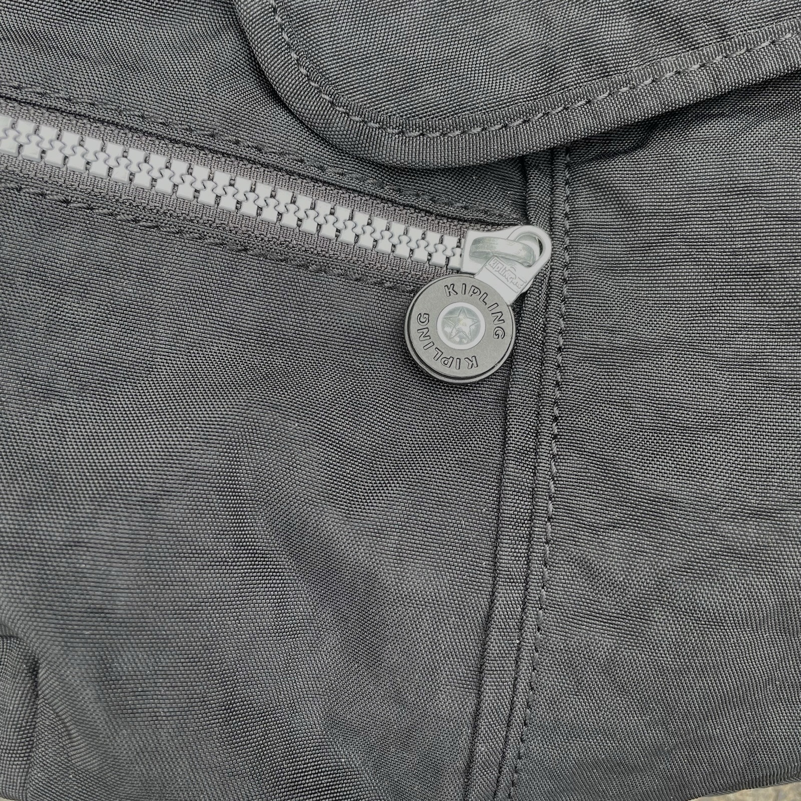 Kipling Backpack Small Black Zip Pockets Lightwei… - image 6