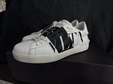 Valentino Garavani VLTN Star Open Sneakers White Black Sneakers Size 41 With Box