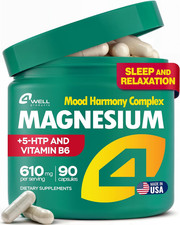 Magnesium for Sleep   Advanced Complex 610Mg with Glycinate, Citrate, Vitamin B6